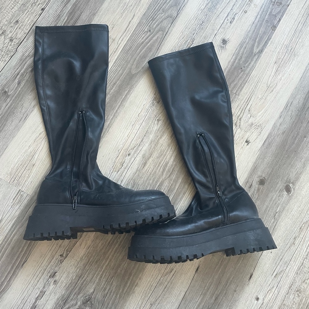 Knee High Platform Boots